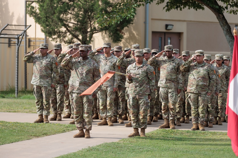 258th Signal Co, 100th BSB Change of Command Ceremony