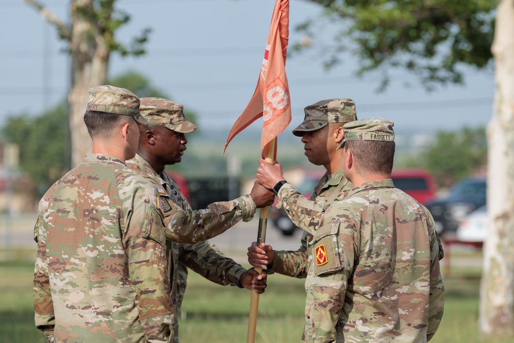 258th Signal Co, 100th BSB Change of Command Ceremony