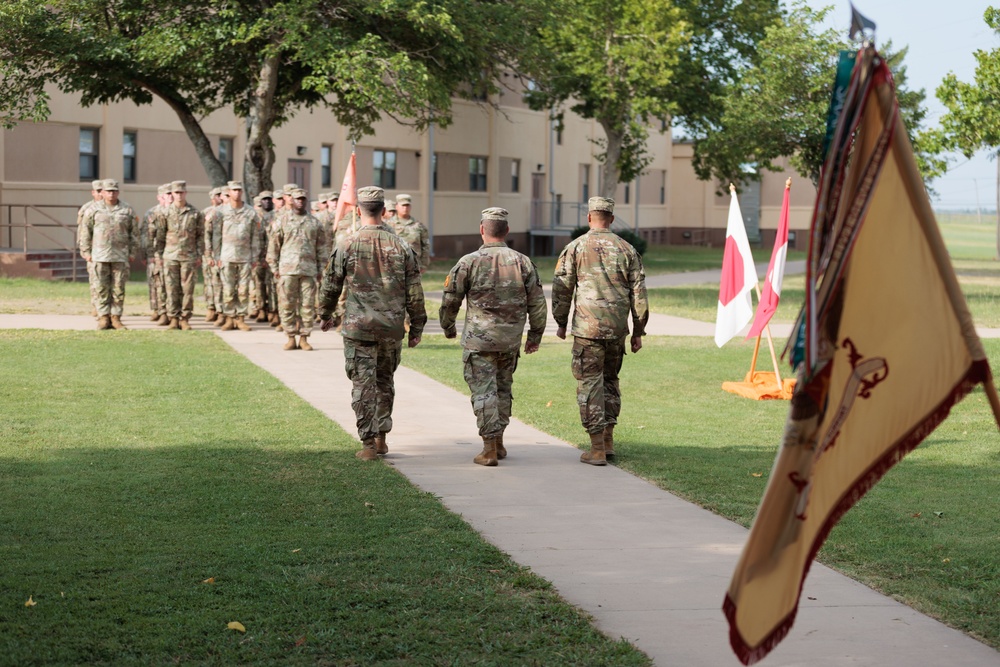 258th Signal Co, 100th BSB Change of Command Ceremony