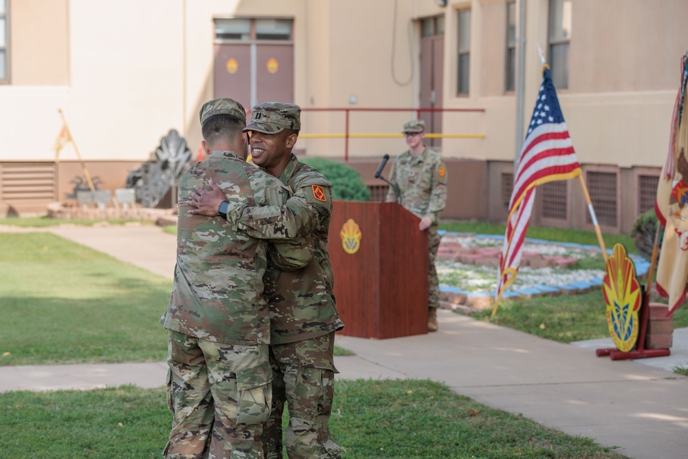 258th Signal Co, 100th BSB Change of Command Ceremony