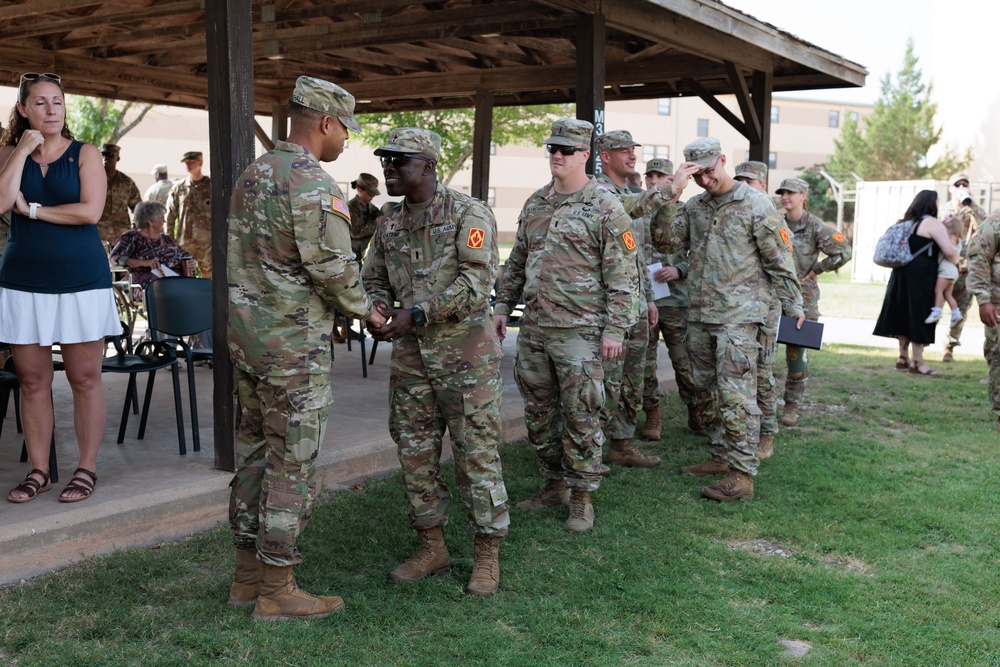258th Signal Co, 100th BSB Change of Command Ceremony