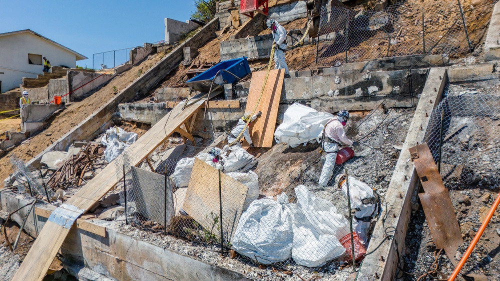 USACE supports Wildfire Debris Removal in Southern California