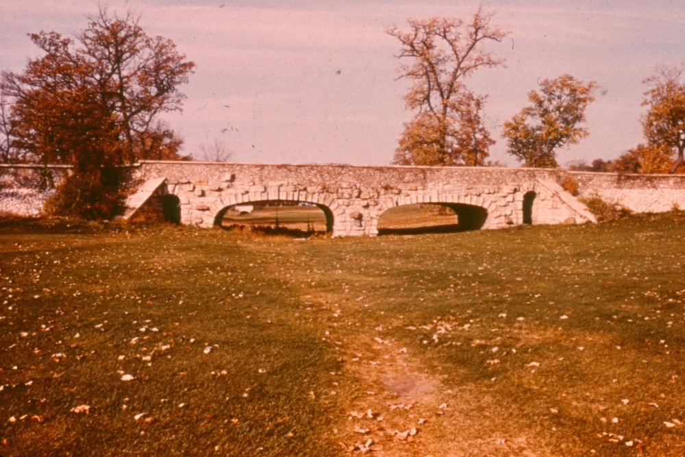 Postcard of Lion's Head Bridge at Rock Island