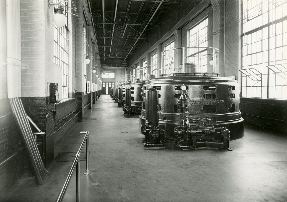 Interior of Hydroelectric Power Dam