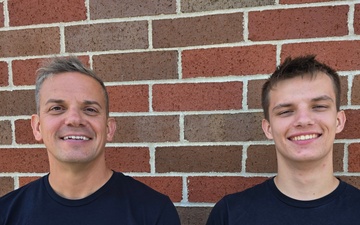 Father and Son Enlist in Navy Together