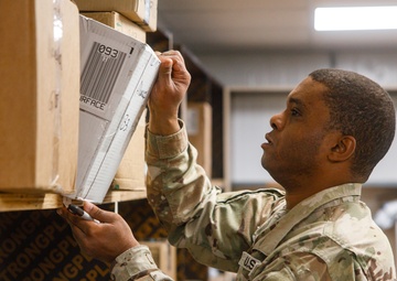 17th Special Troops Battalion Mail Room Operations