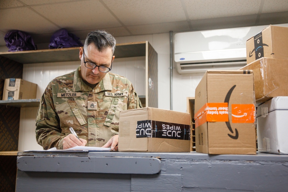 17th Special Troops Battalion Mail Room Operations