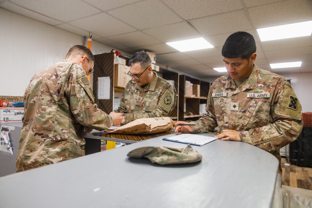 17th Special Troops Battalion Mail Room Operations