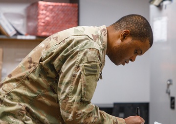 17th Special Troops Battalion Mail Room Operations