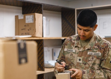 17th Special Troops Battalion Mail Room Operations