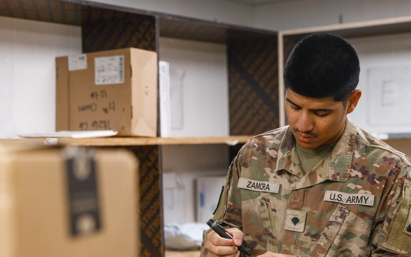 17th Special Troops Battalion Mail Room Operations