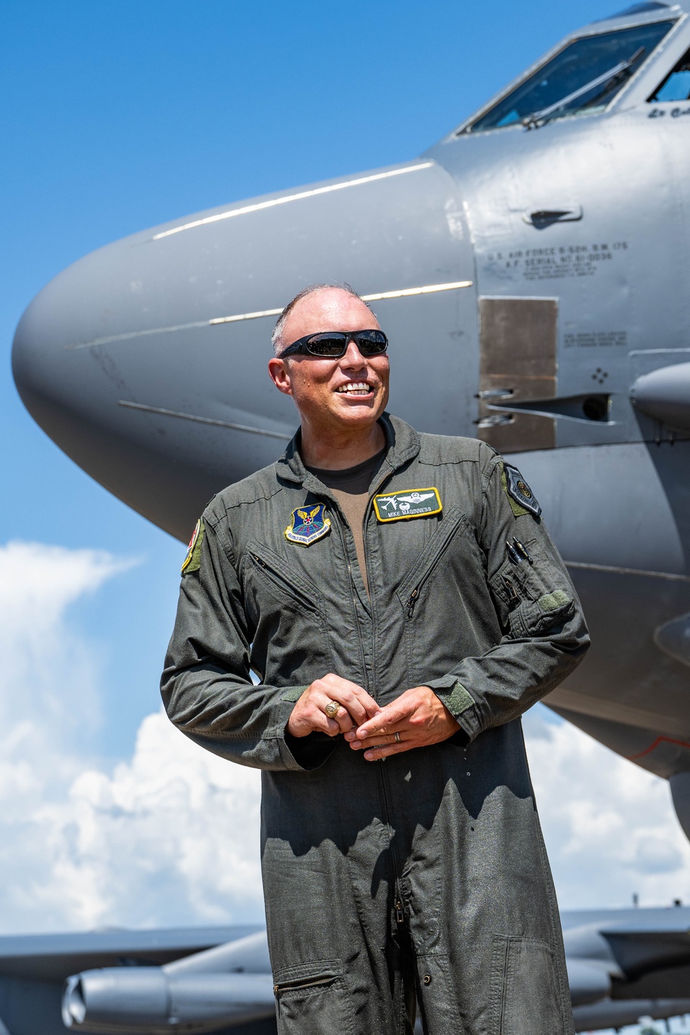 Col. Maginness' Fini Flight as 2nd Bomb Wing Commander