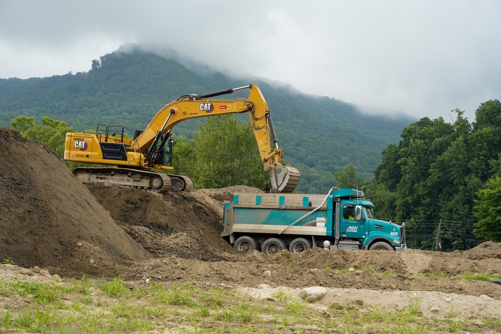 Debris removal continues at Lake Lure, North Carolina