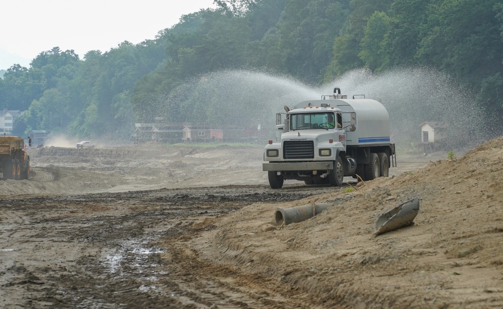 Debris removal continues at Lake Lure, North Carolina