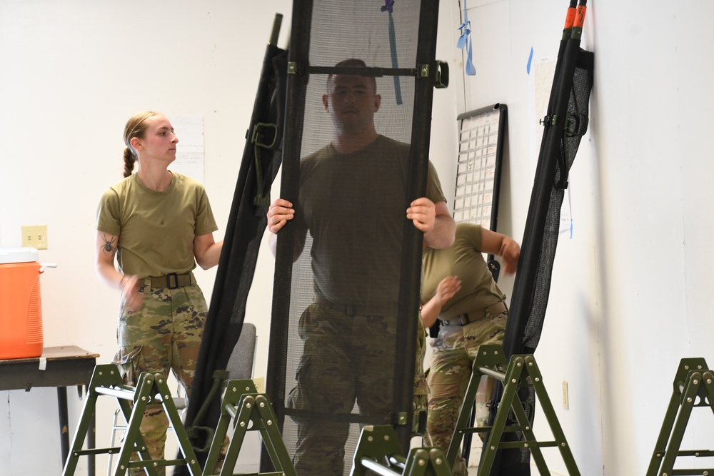 108th MCAS medical training at Fort Indiantown Gap
