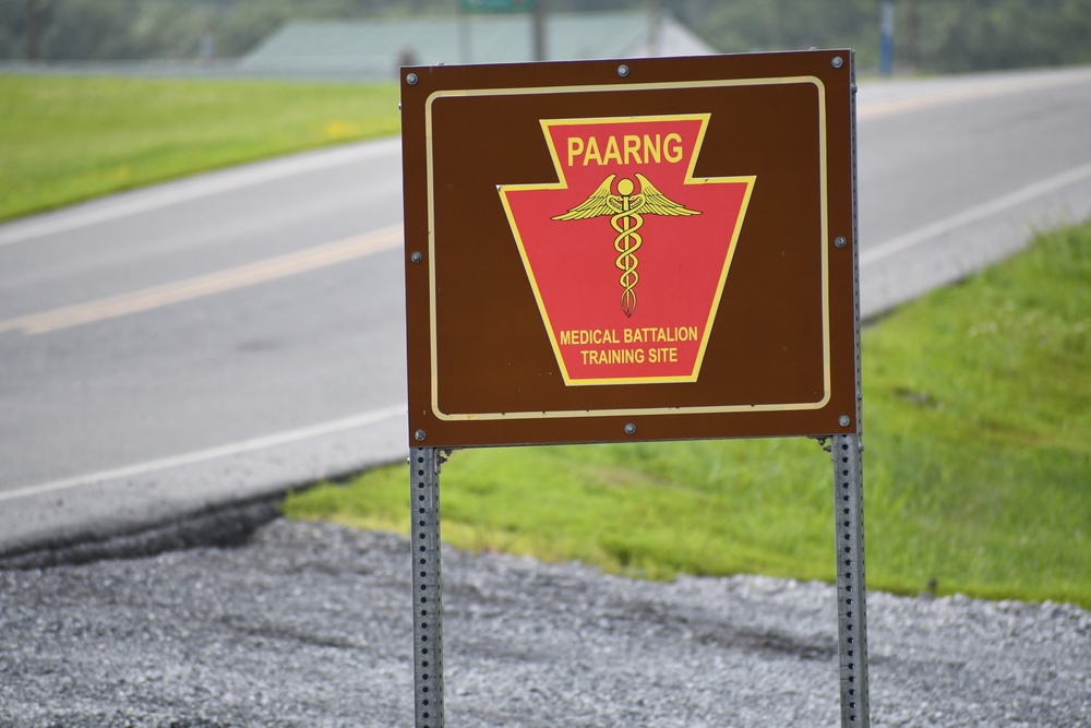 108th MCAS medical training at Fort Indiantown Gap