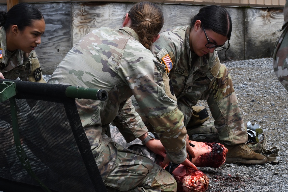 108th MCAS medical training at Fort Indiantown Gap