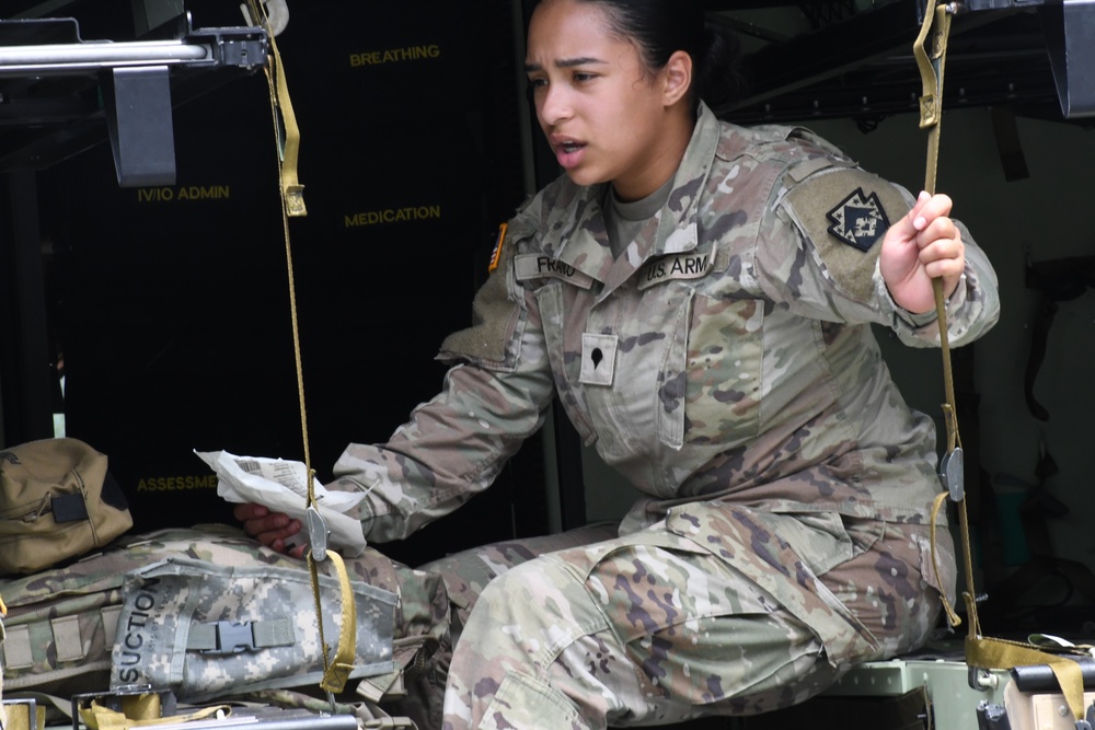 108th MCAS medical training at Fort Indiantown Gap