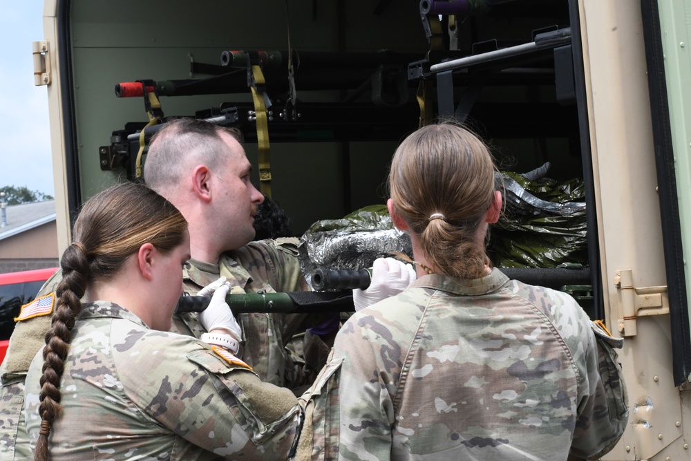 108th MCAS medical training at Fort Indiantown Gap