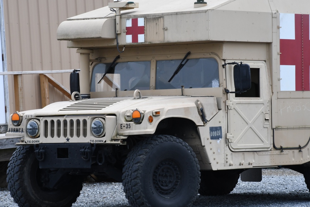 108th MCAS medical training at Fort Indiantown Gap