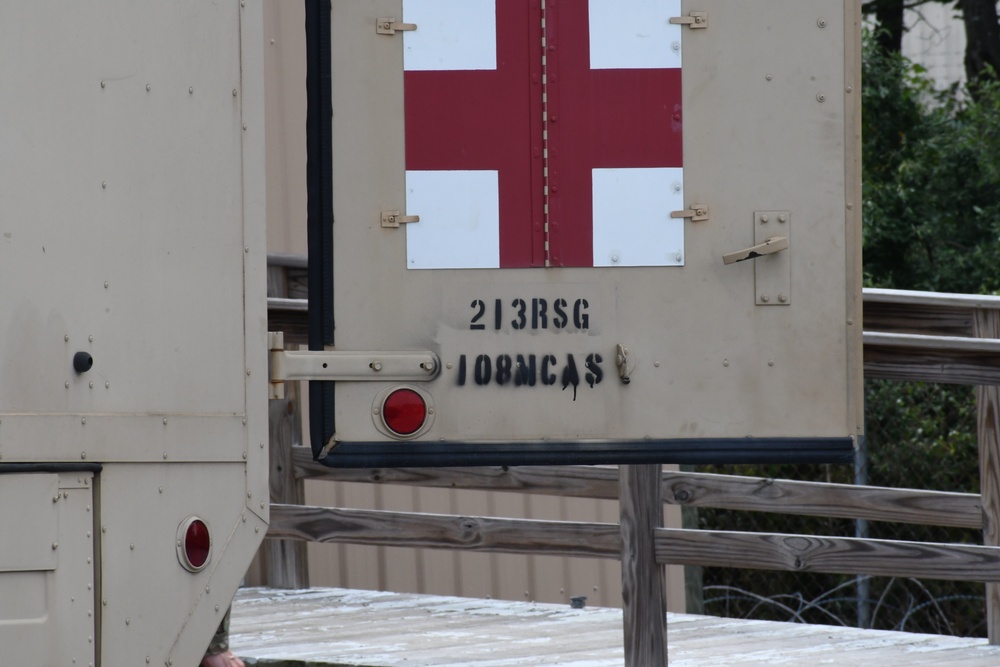 108th MCAS medical training at Fort Indiantown Gap