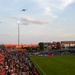 Historic Flyover: 433rd AW C-5M Becomes First Military Aircraft to Ceremonially Pass Over Toyota Field