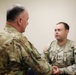 Maj. Gen. Welsh Honors Outstanding Soldiers with Personal Coin at Raven Focus 2025