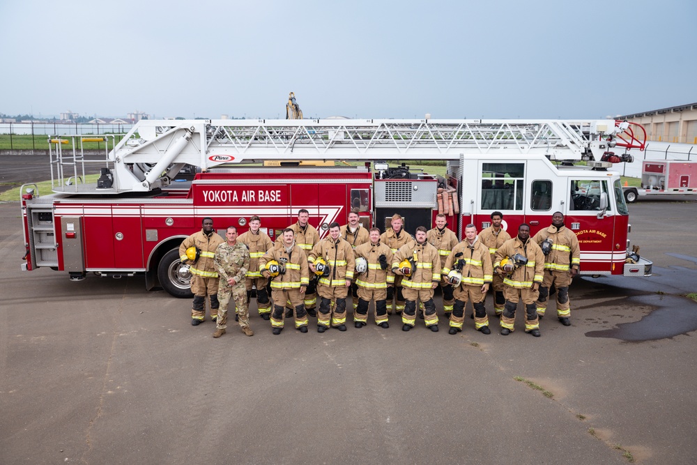 169th CES firefighters Yokota Air Base DFT 2025