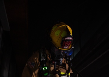 169th CES firefighters complete structure burn training at Yokota Air Base, Japan