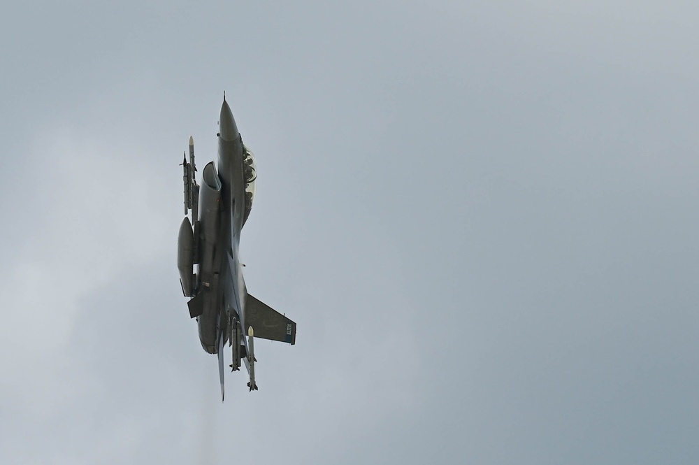 148th Fighter Wing F-16 Soars Through The Air