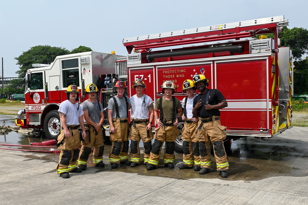 169th CES firefighters conduct aircraft rescure firefighting training in Japan