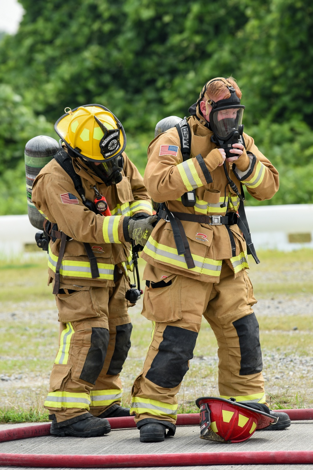 169th CES firefighters conduct aircraft rescure firefighting training in Japan