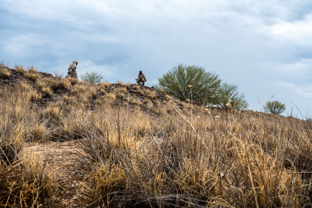 355th Civil Engineer Squadron Emergency Management Airmen conducted contamination survey training