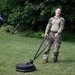 Staff Sgt. Brandon M. Byrne drags weight - 2025 National Best Warrior