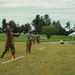 Sgt. Luke Entz throws an axe - 2025 National Best Warrior