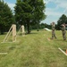 Sgt. Miles Crawford and Staff Sgt. Nicolas White throw axes - 2025 National Best Warrior