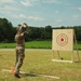 Sgt. Luke Cloward throws an axe - 2025 National Best Warrior