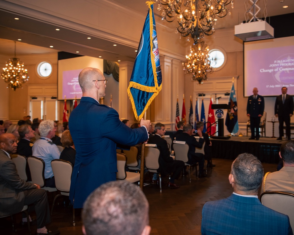 F-35 Joint Program Office conducts a Change of Command