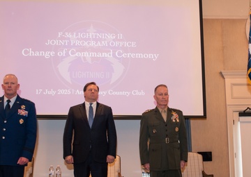 F-35 Joint Program Office conducts a Change of Command