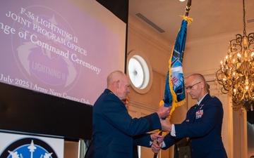 F-35 Joint Program Office conducts a Change of Command