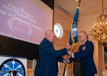F-35 Joint Program Office conducts a Change of Command