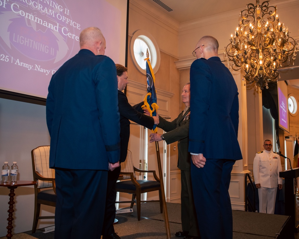 F-35 Joint Program Office conducts a Change of Command