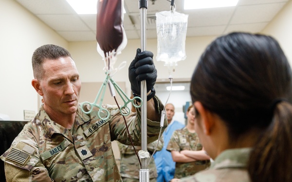 Brigade Surgeon Cell Trains Field Hospital Staff to Operate Walking Blood Bank