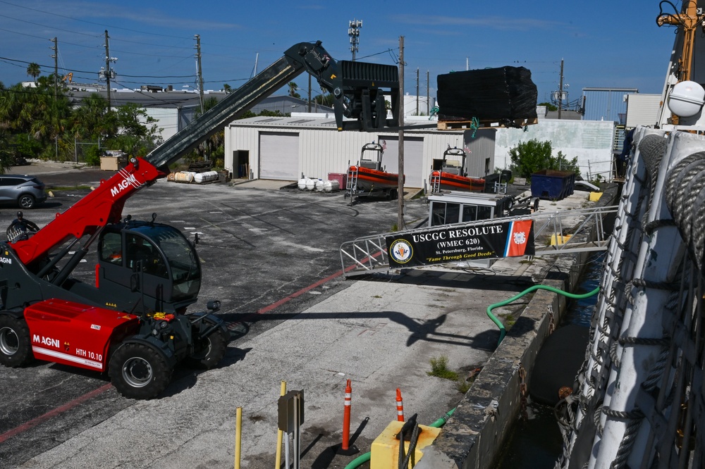 U.S. Coast Guard Cutter Resolute returns home, offloads approximately $93.2 million worth of drugs in St. Petersburg