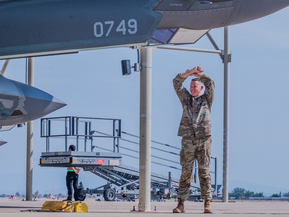 Luke Command Chief Launches General’s Jet