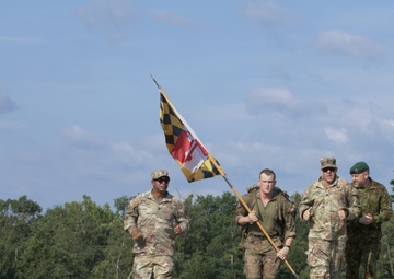 Sgt. Miles Crawford completes a ruck march - 2025 National Best Warrior