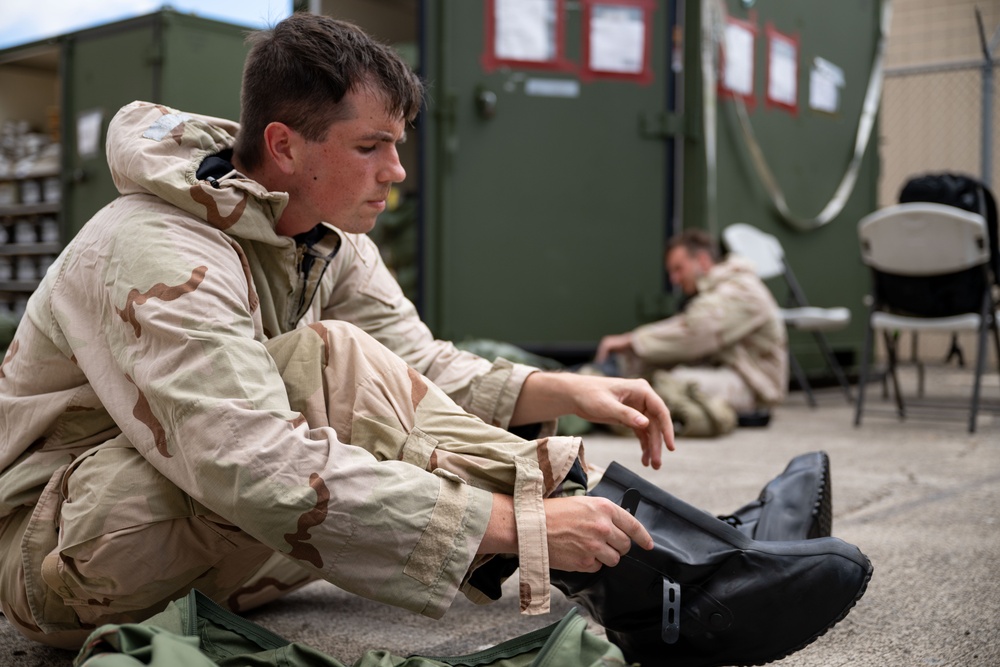 Airmen boost CBRNE readiness in Joint, Allied DLE operations