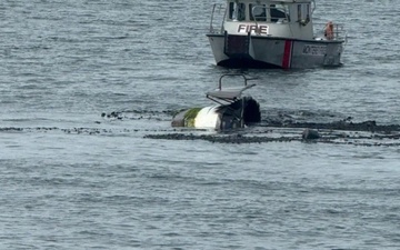 Coast Guard, partners respond to sunken vessel near Santa Cruz, Calif.
