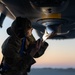 660th AMXS crew chiefs perform pre-flight inspection on KC-46A Pegasus
