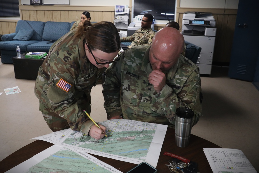 109th MPAD Executes Land Navigation Refresher Training